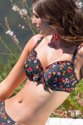 Hot Spots Padded Underwired Top - Ditsy