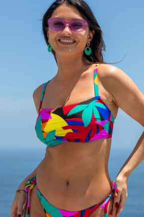 Maya Bay Underwired Cami Bikini Top - Multi
