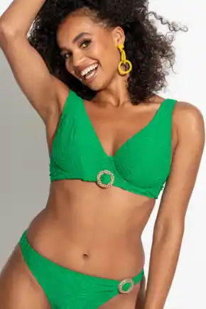 Ibiza Non-Padded Underwired Bikini Top - Green