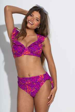 Bermuda Tie Fold Over Brief - Multi