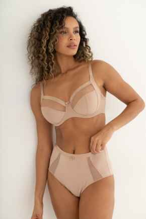 Viva Luxe High Waist Light Control Brief  - Toffee
