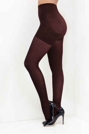 Definitions 40 Denier Shaping Control Tights - Burgundy