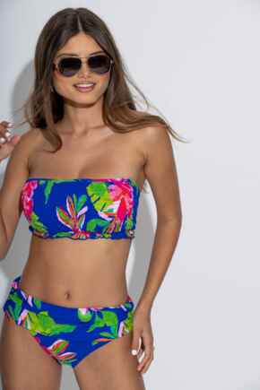 Free Spirit Fold Over Brief - Ultramarine-Pink