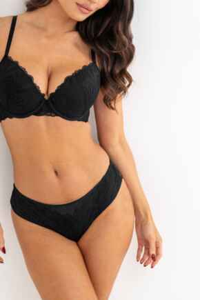 New Romance Bikini Brief - Black
