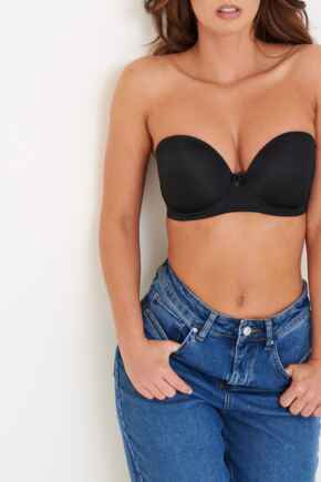 Definitions Contour Padded Strapless Bra - Black