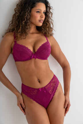 Rebel High-Leg Brief - Pink Orchid