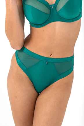 Viva Luxe High Leg Brief - Teal