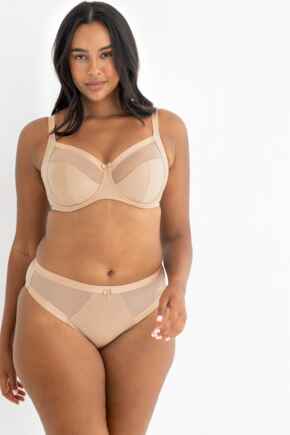 Viva Luxe High Leg Brief - Toffee
