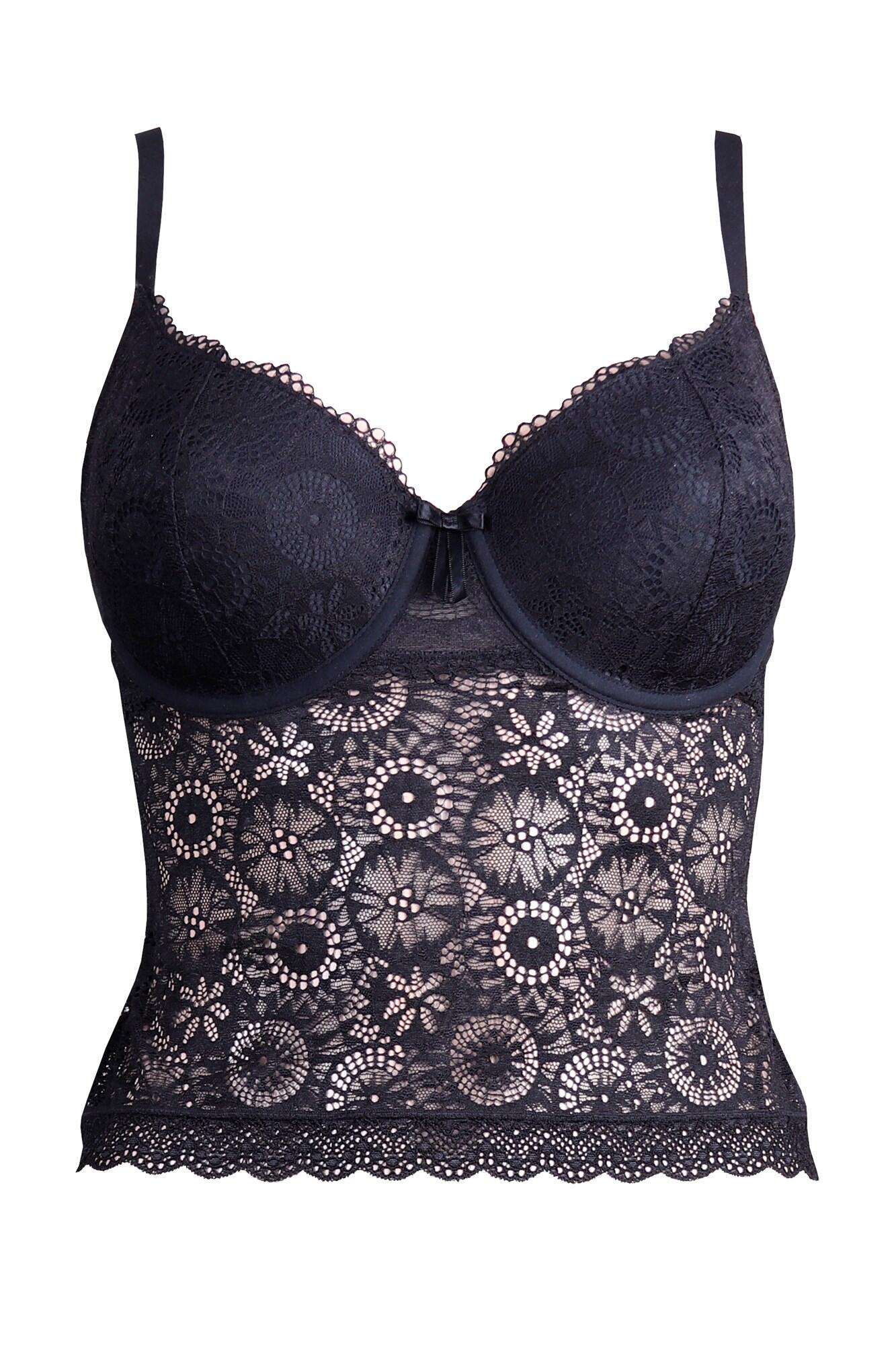 Love Padded Cami Top in Black Pour Moi Clothing