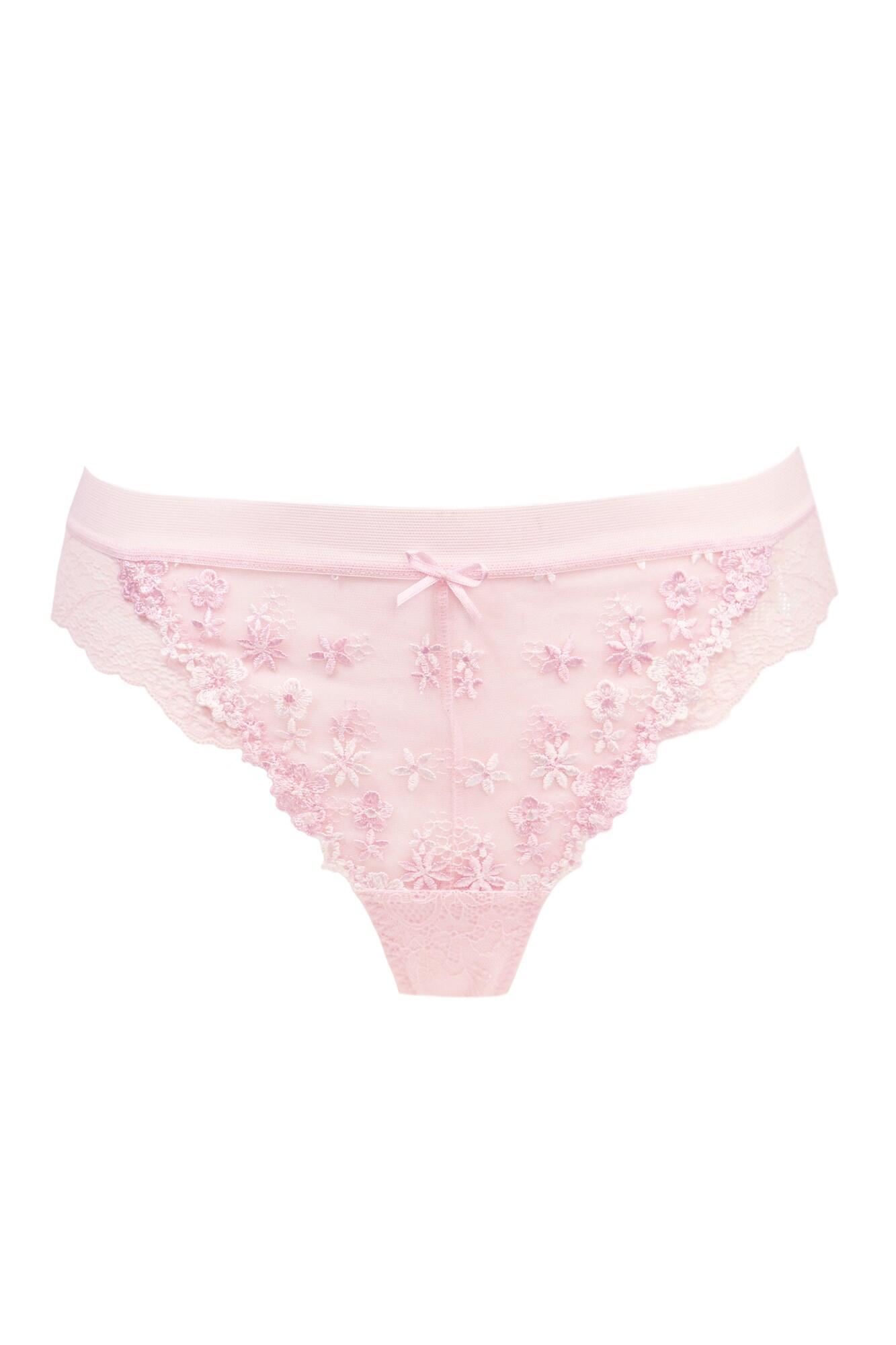 Gigi Brazilian Brief | Pale Pink | Pour Moi Clothing