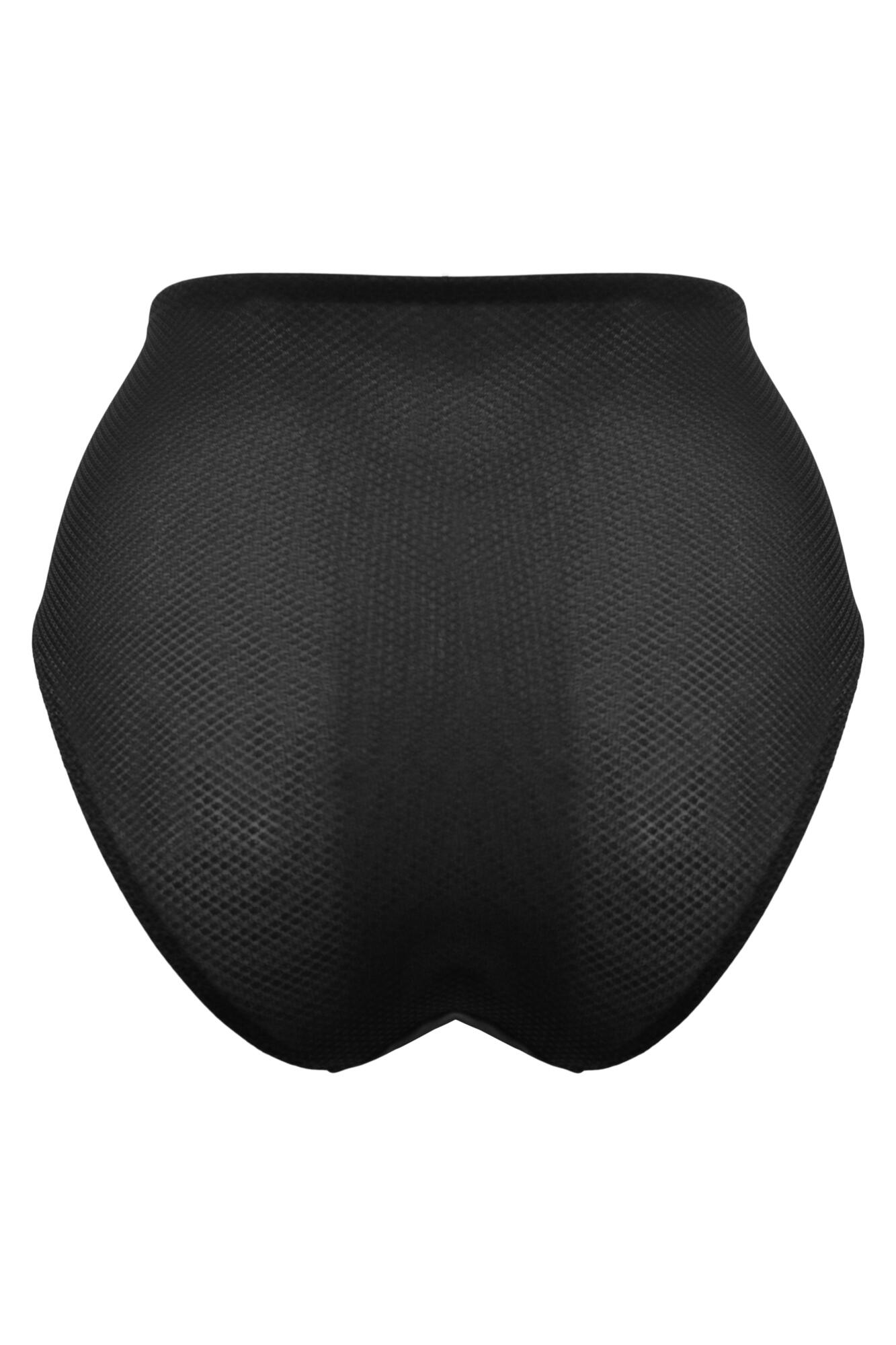 Lavish HighWaist High Leg Brief in Black Pour Moi Clothing