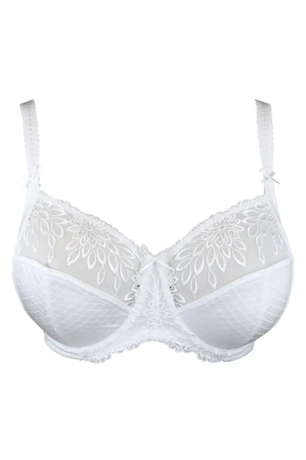 Pour Moi Sirens Hepburn Smooth Side Support Bra, Deep Brief or Mid Brief  Ivory