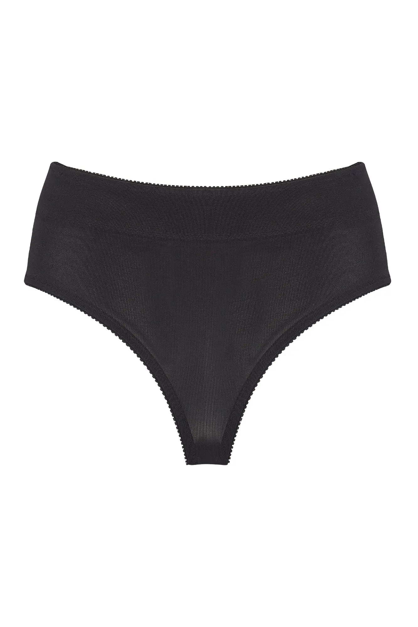 Hourglass Firm Control Thong - Black
