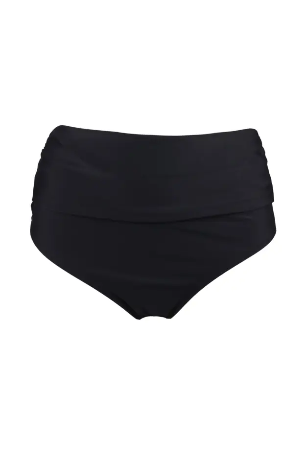 Space Foldover Brief in Black | Pour Moi Clothing