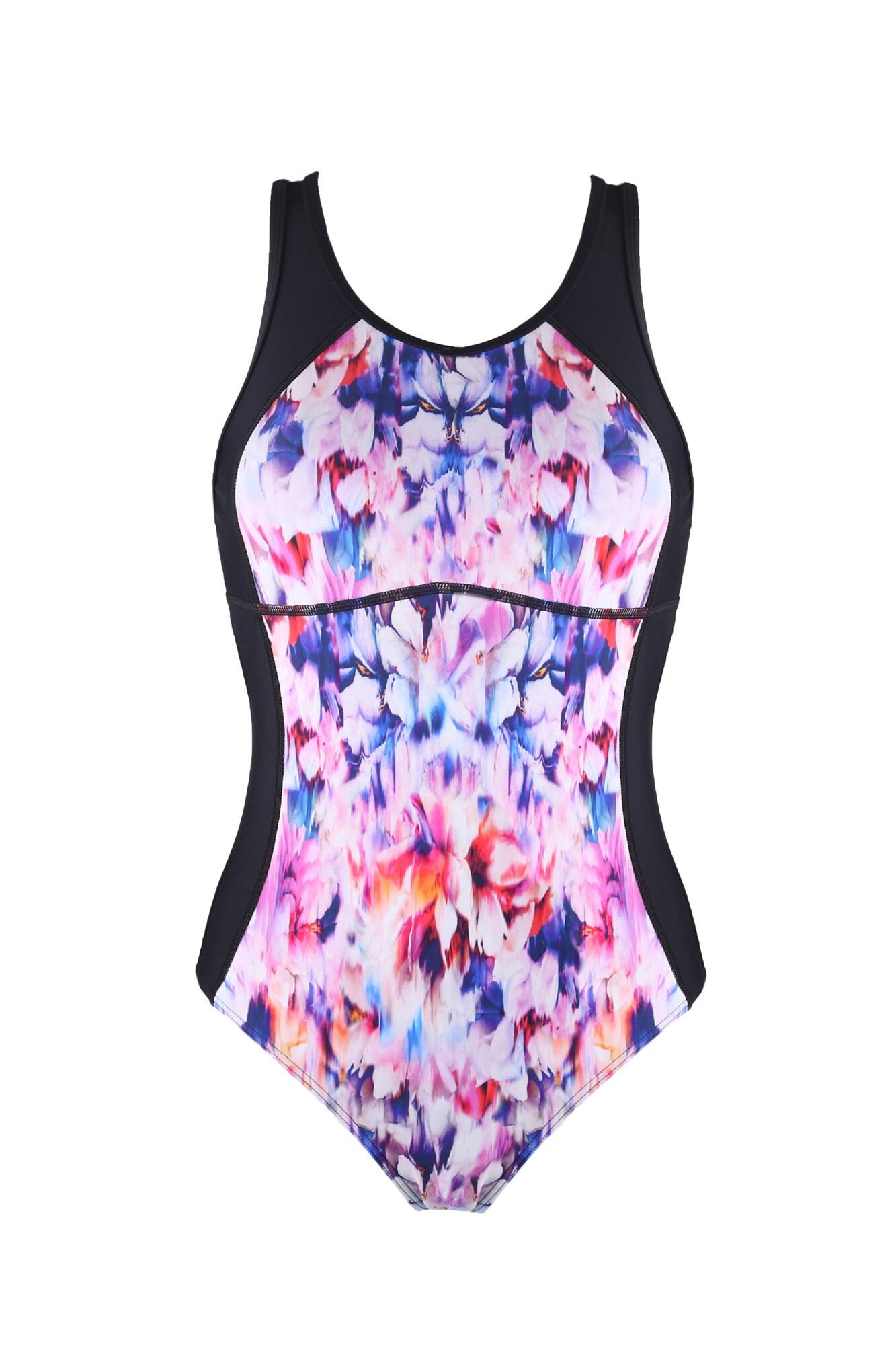 Energy Chlorine Resistant Swimsuit in Black Pour Moi Clothing