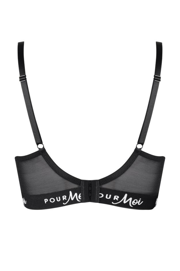 Logo Padded Balconette Push-Up Underwired Bra