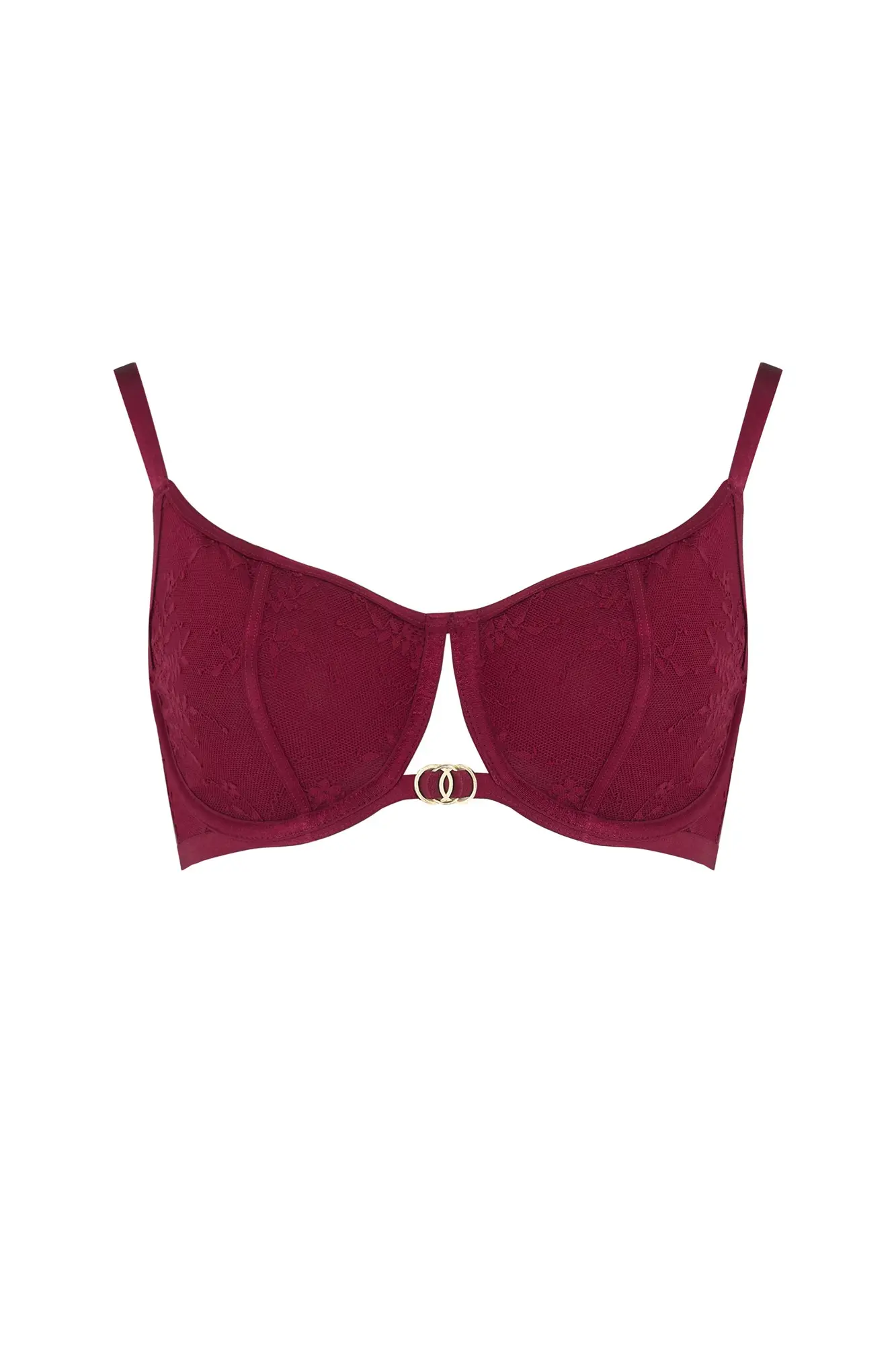 India Underwired Bra | Deep Red | Pour Moi