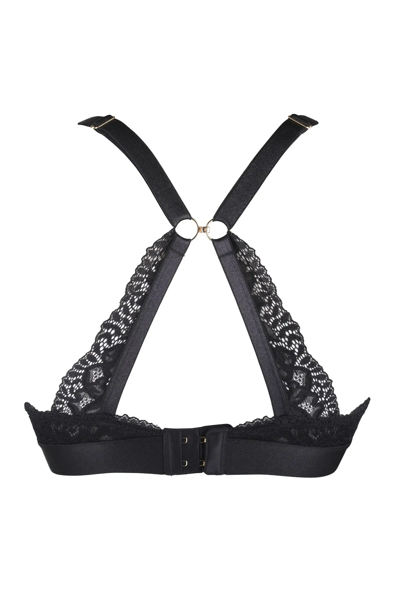 India Removable Padded Soft Triangle Bra | Black | Pour Moi