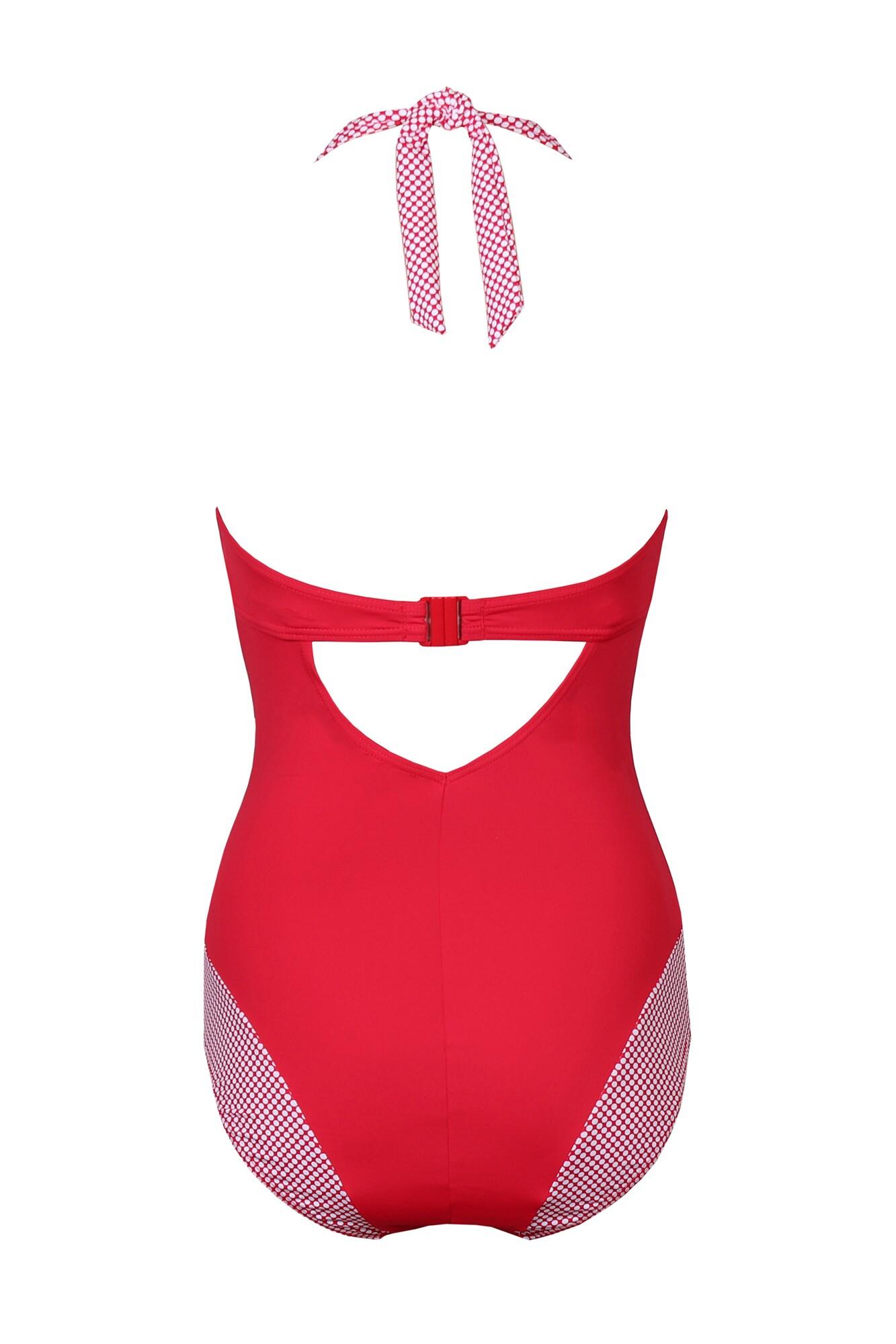 Positano Removable Cup Halter Control Swimsuit