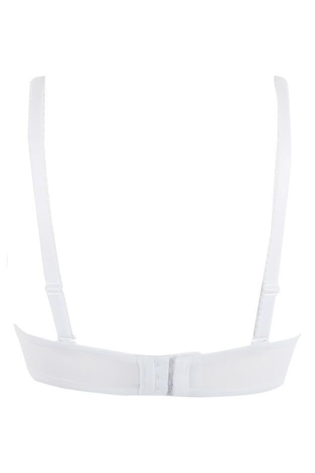 Pour Moi Devotion strapless bra in white