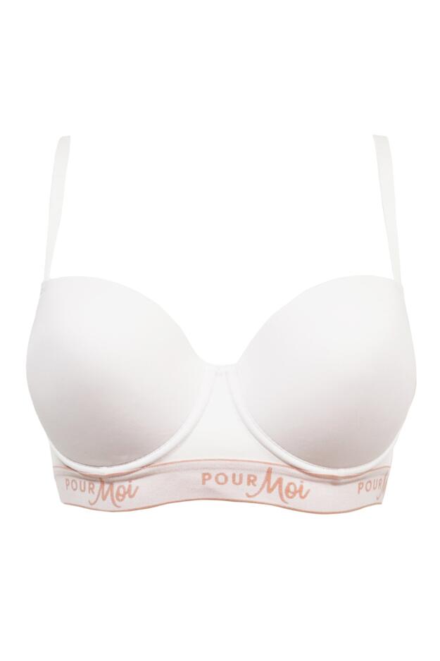 YOURS Curve White Padded T-Shirt Bra