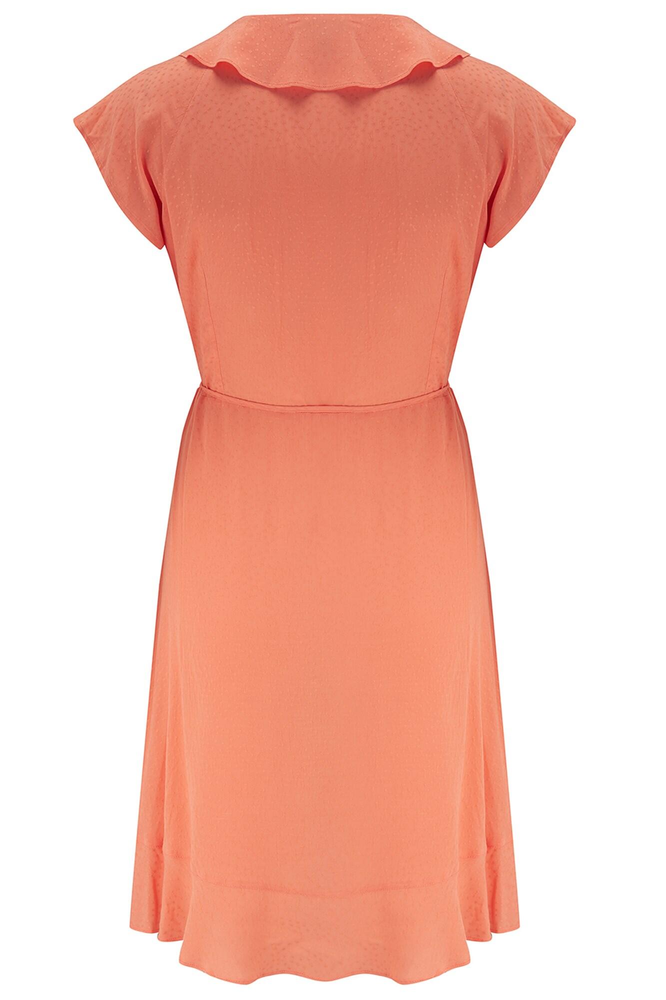 Textured Woven Wrap Beach Dress | Watermelon | Pour Moi