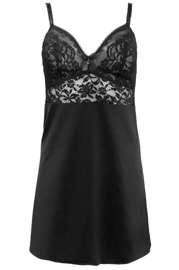 Aura Chemise in Black | Pour Moi Clothing