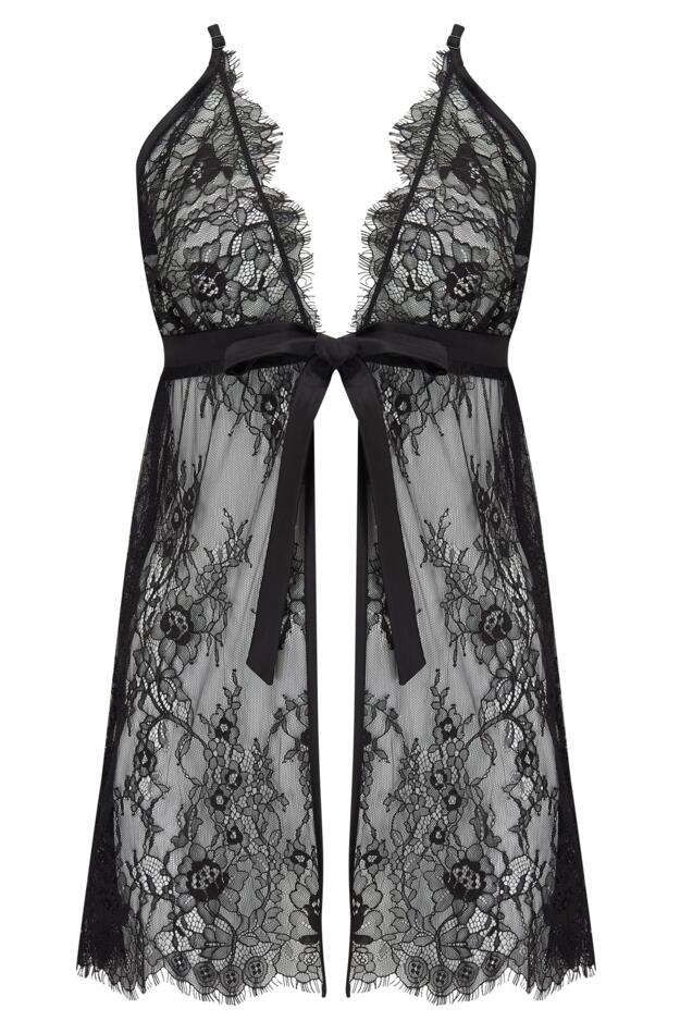 Buy Pour Moi Black Lavish Underwired Babydoll Chemise from the Next UK  online shop
