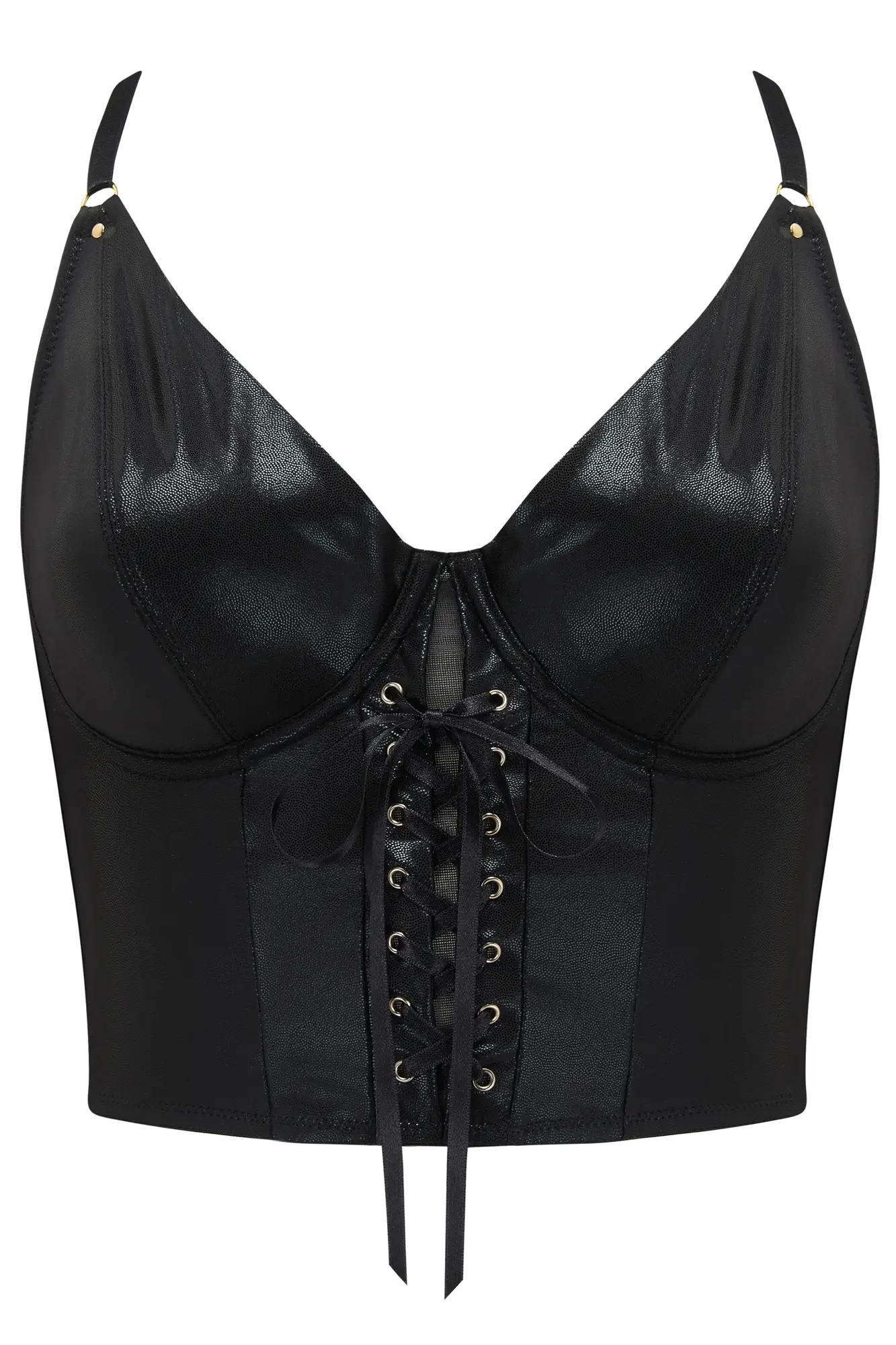 Scandalous Underwired Bustier | Black | Pour Moi Clothing