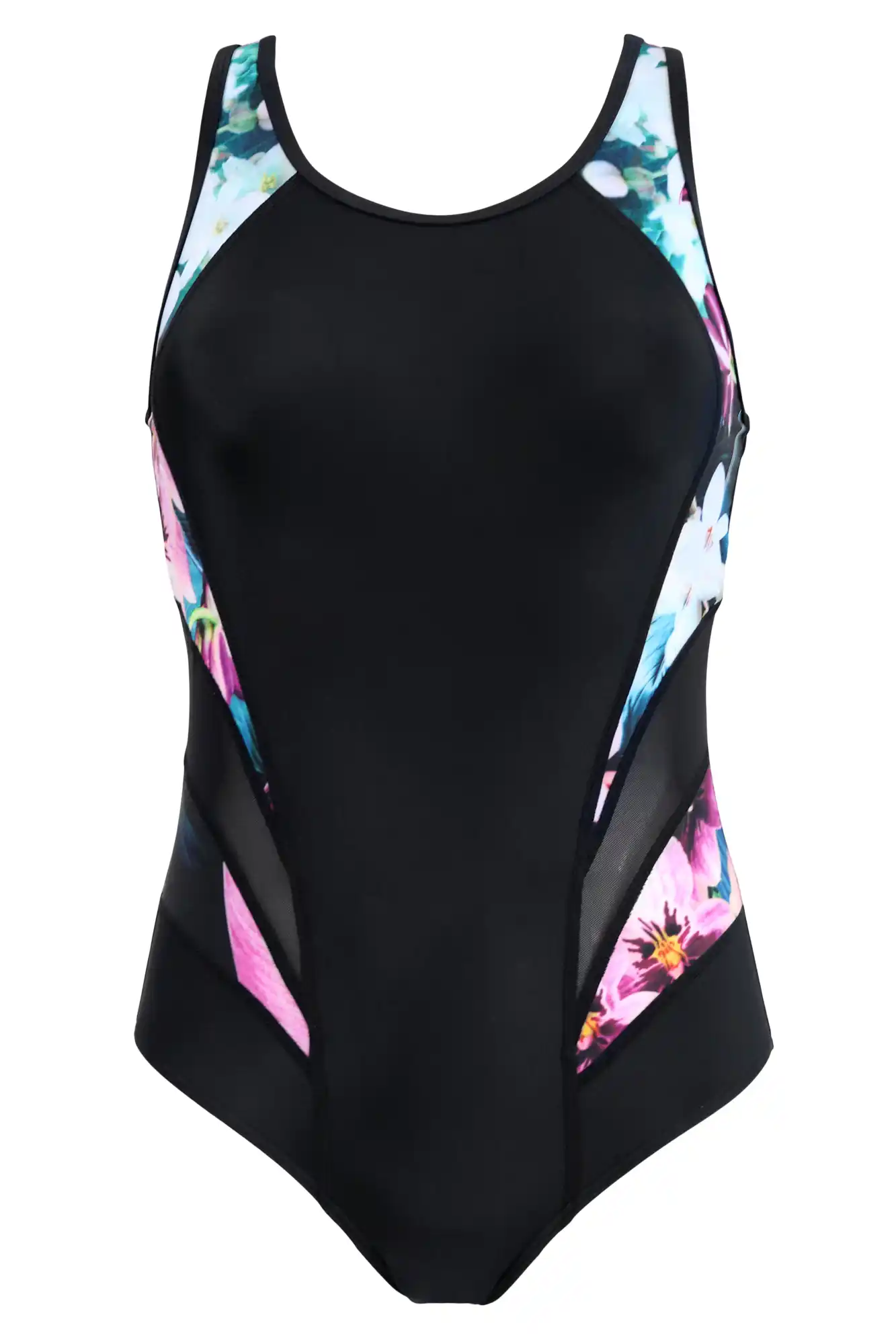 Pour Moi Energy Short Sleeved Zip Front Paddle Swimsuit - Belle Lingerie