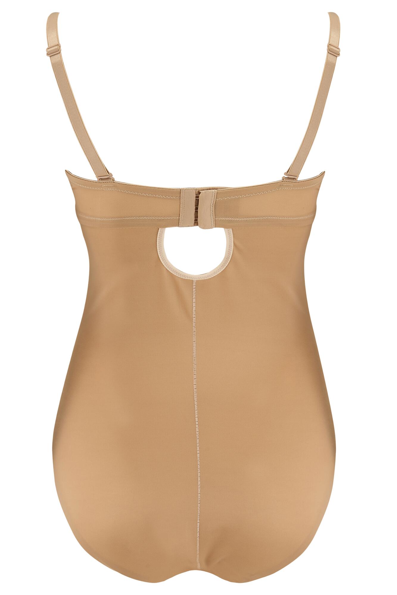 Definitions Shapewear Strapless Body in Caramel | Pour Moi Clothing