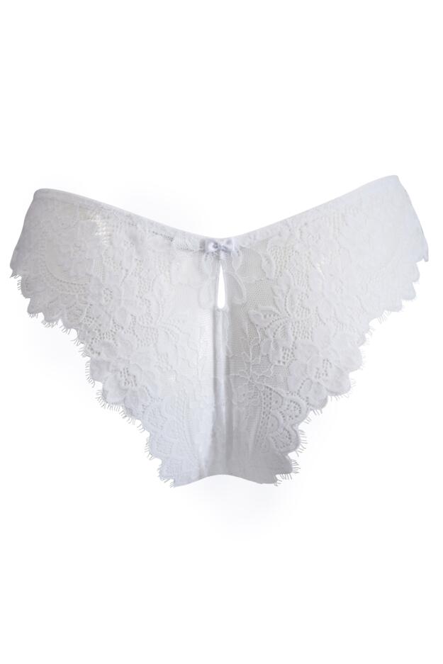 India Eyelash Lace V Brief 