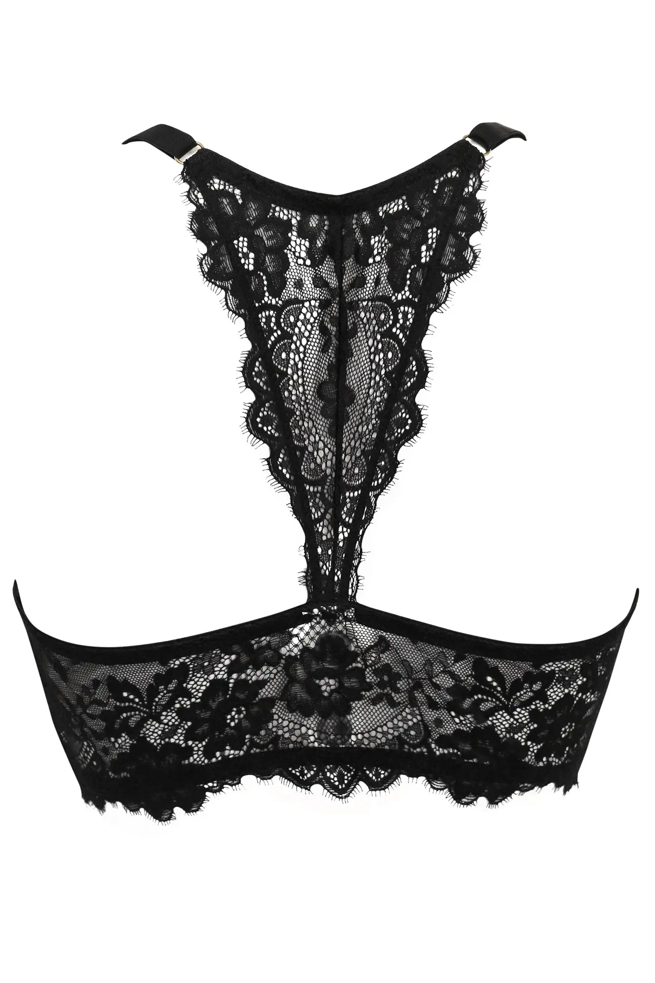 Buy Pour Moi Black Non Padded India Eyelash Lace Bra from Next
