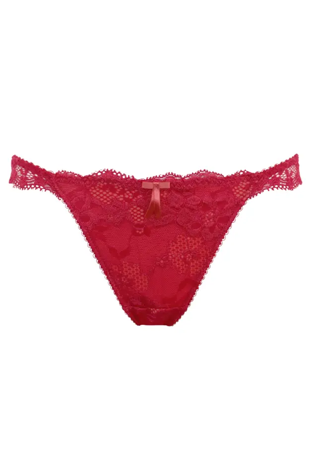 Amour Brazilian Brief | Red/Cherry | Pour Moi Clothing