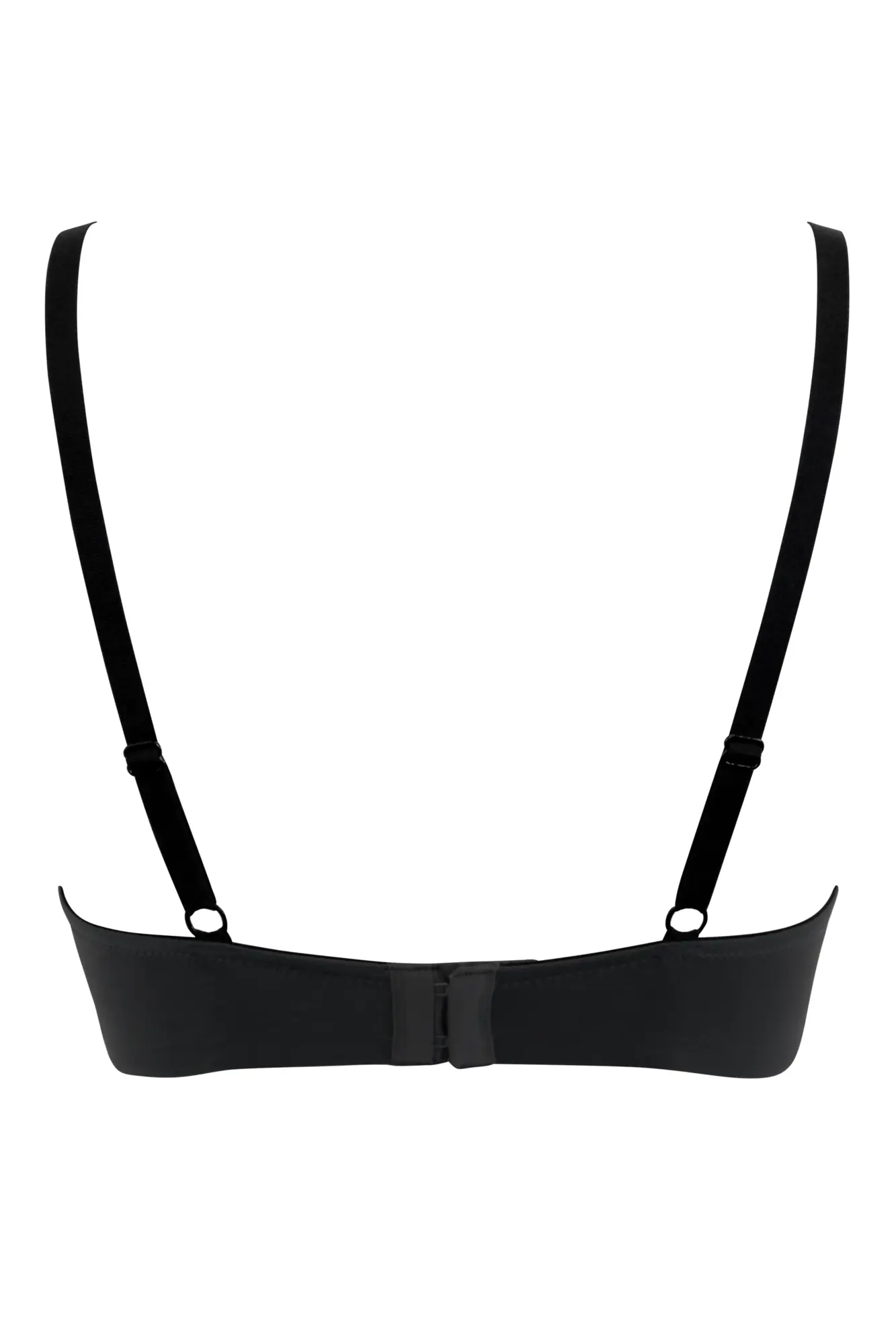 J'Adore Non-Padded Bra in Black/Pink | Pour Moi Clothing