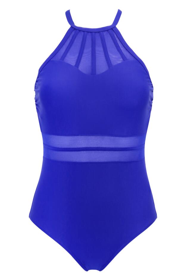 Beach Bound High-Neck Swimsuit