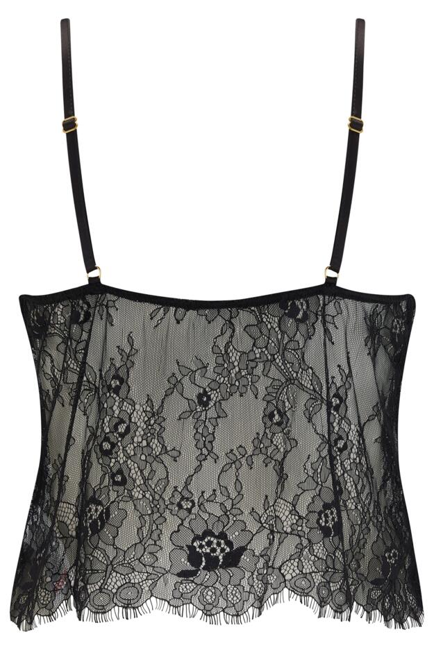 For Your Eyes Only Lace Cami and Short Set in Black | Pour Moi Clothing