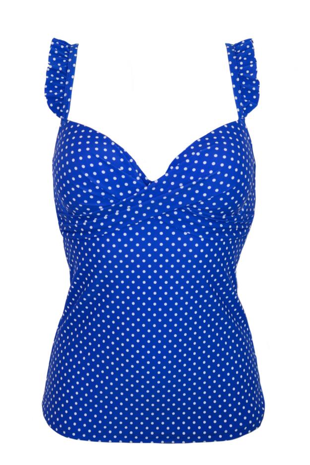 Sicily Lightly Padded Underwired Tankini Top
