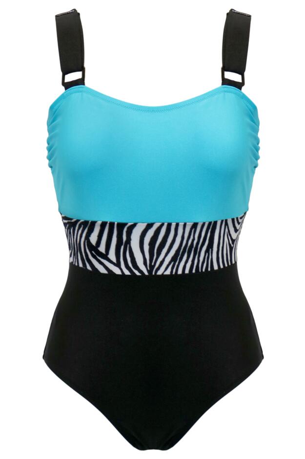 Palm Springs Colour Block Tummy Control Swimsuit