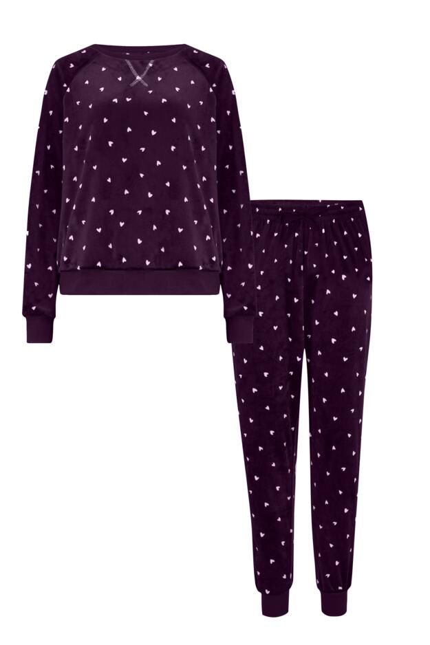 Cosy Fleece Sweatshirt and Jogger Pyjama Set