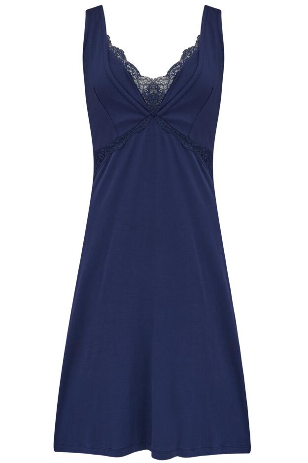Sofa Loves Lace Plunge Hidden Mesh Support Soft Jersey Chemise