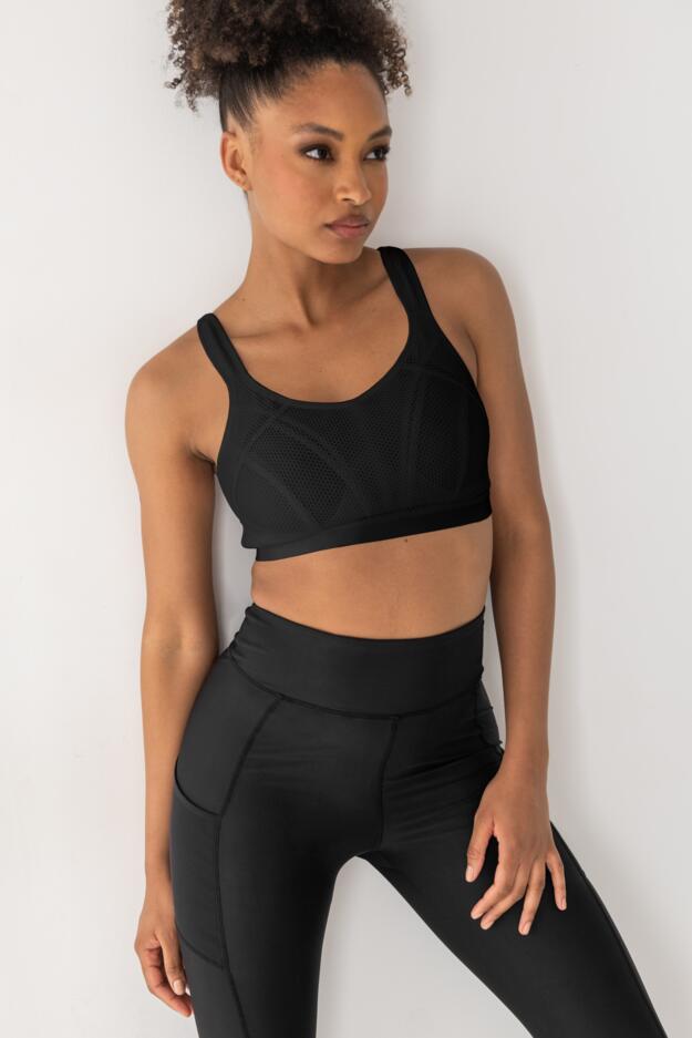 Energy Strive Non Wired Non Padded Lined Full Cup Sports Bra