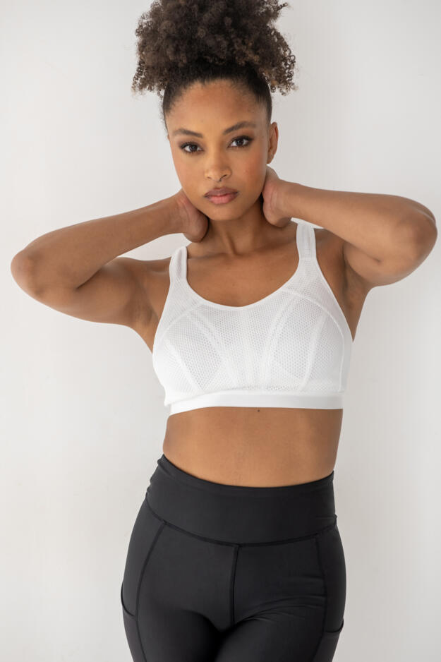 Energy Strive Non Wired Non Padded Lined Full Cup Sports Bra