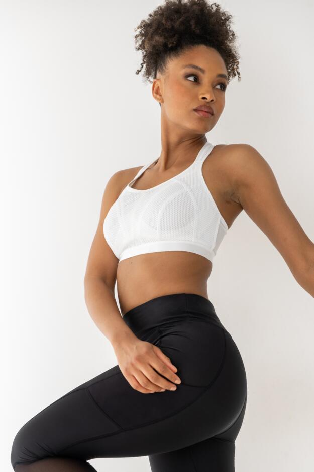 Energy Strive Non Wired Non Padded Lined Full Cup Sports Bra