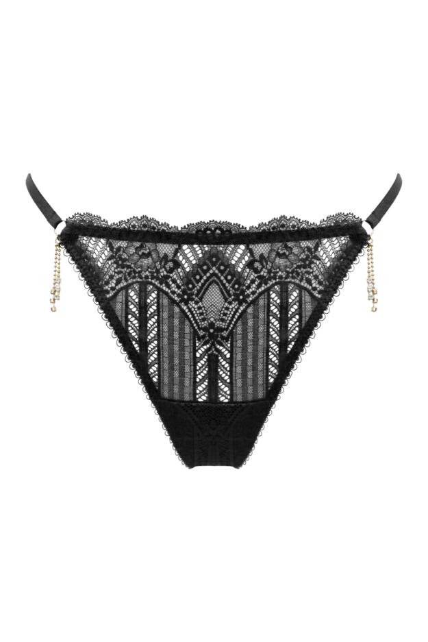 India Demilicious Linear Lace Thong