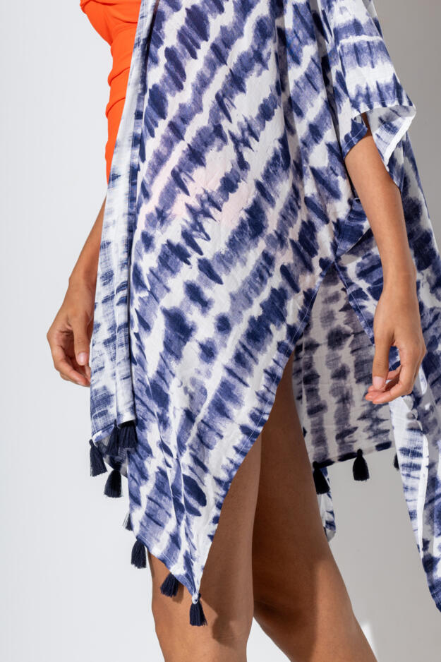 Woven Tassel Kimono