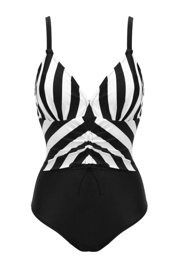 Maya Bay Adjustable Front Tummy Control Swimsuit 