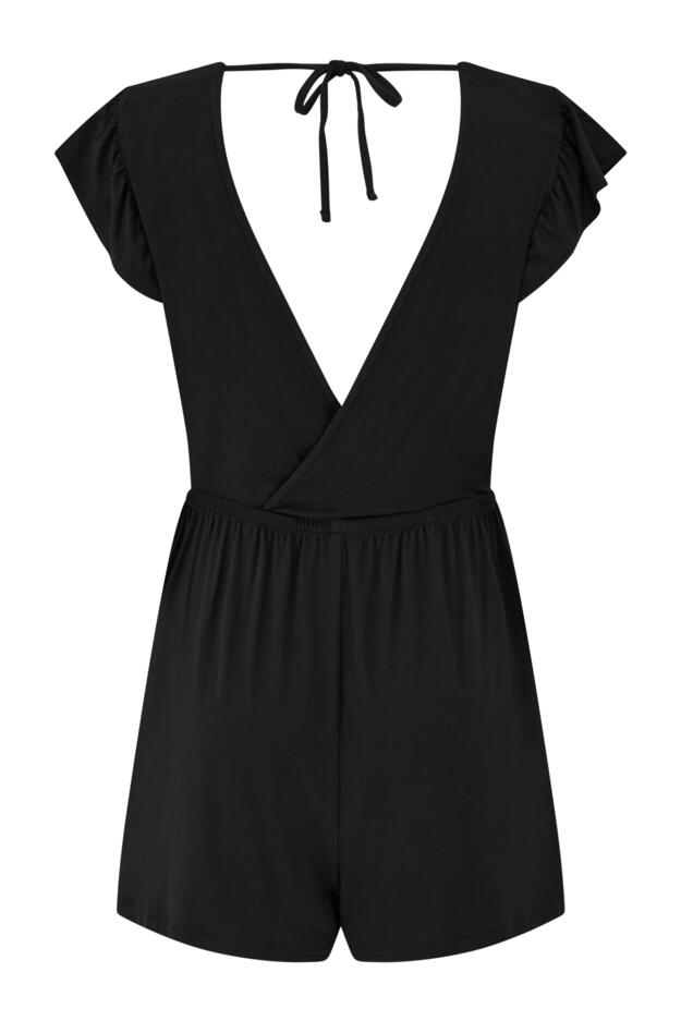 Jersey Frill Beach Playsuit with LENZING™ ECOVERO™ Viscose