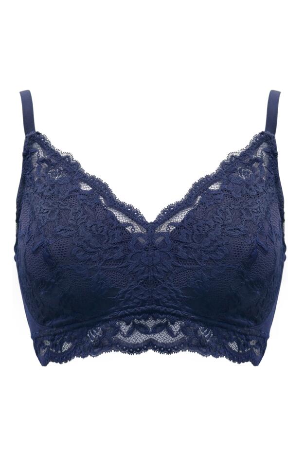 Love To Lounge Lace and Modal Rib Lightly Padded Non-Wired Bra B-G