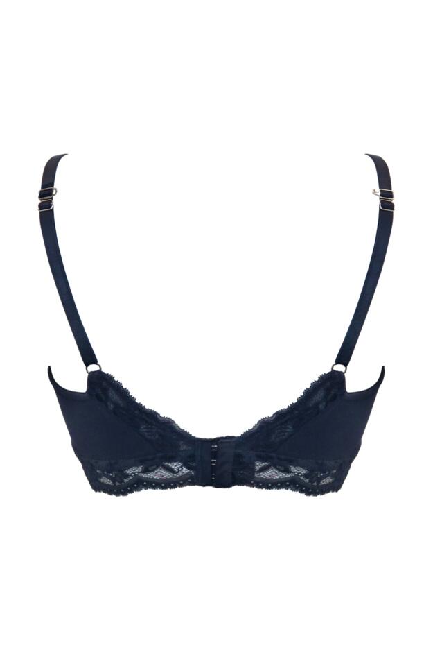 Love To Lounge Lace and Modal Rib Lightly Padded Non-Wired Bra B-G